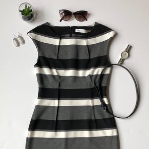 Color block - striped dress